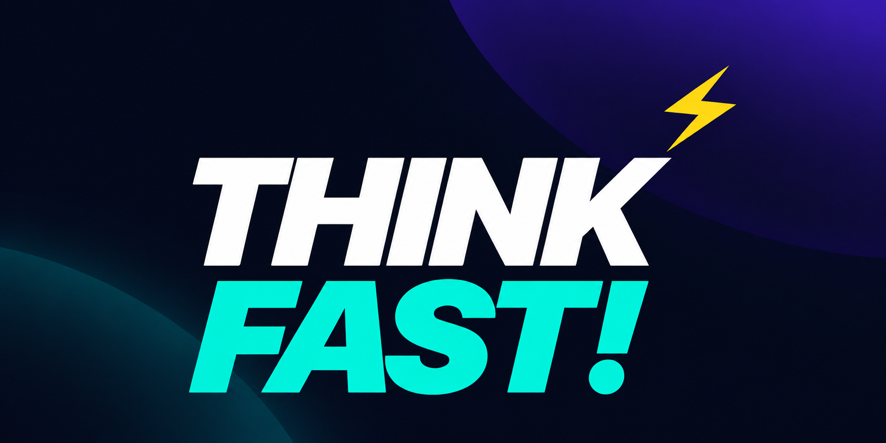 ThinkFast! logo en visuele identiteit